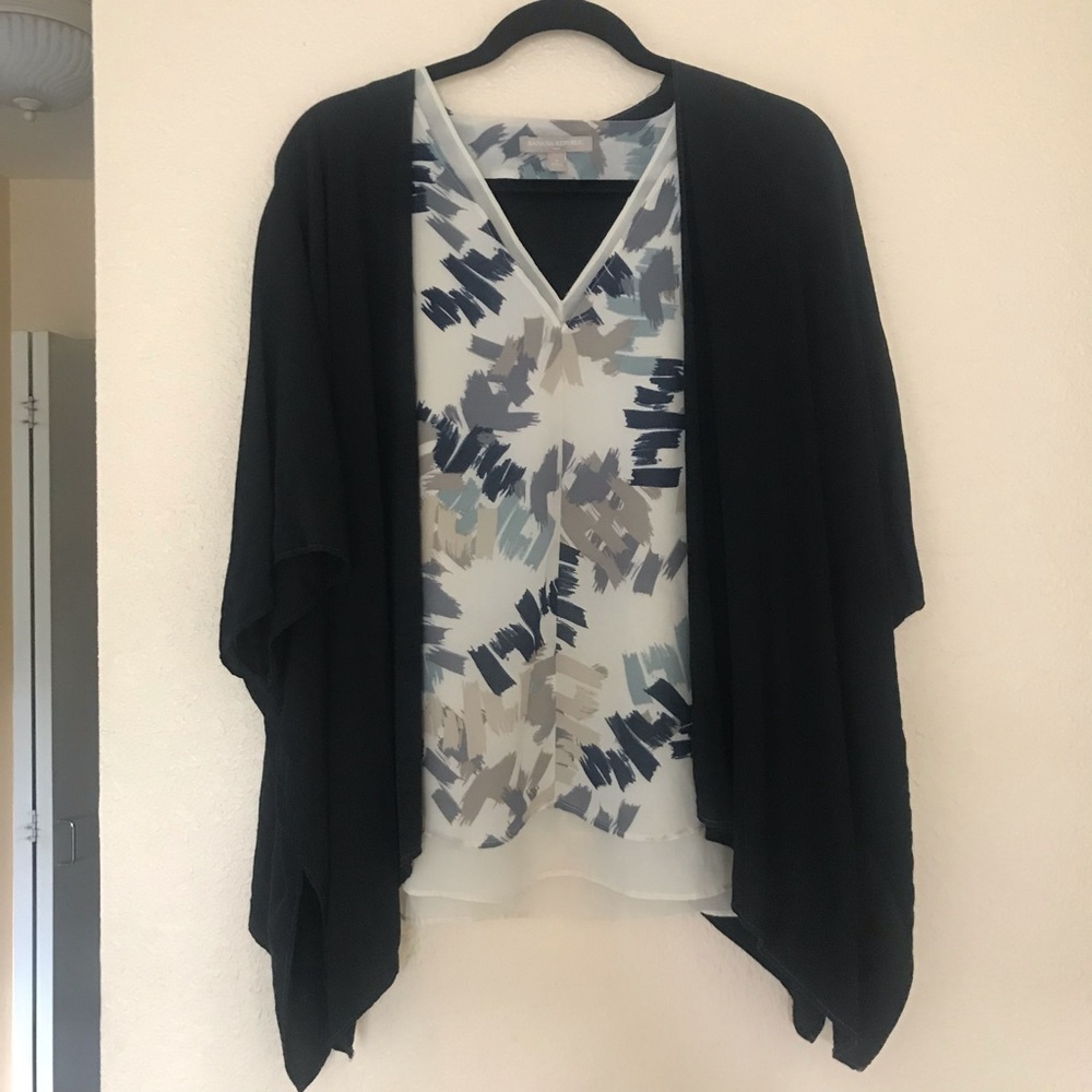 Brandy Melville black kimono